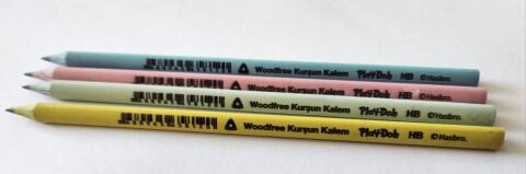 Play-Doh Woodfree Pastel Kurşun Kalem Seti 4'lü