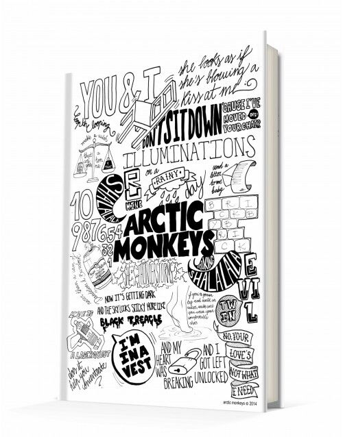 Deffter Music Of The Word Artic Monkeys 96 Yaprak Çizgili Sert Kapak Defter