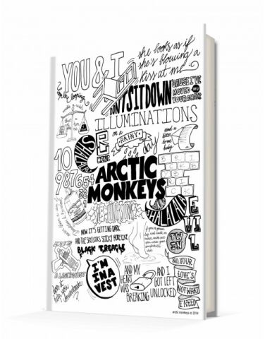 Deffter Music Of The Word Artic Monkeys 96 Yaprak Çizgili Sert Kapak Defter