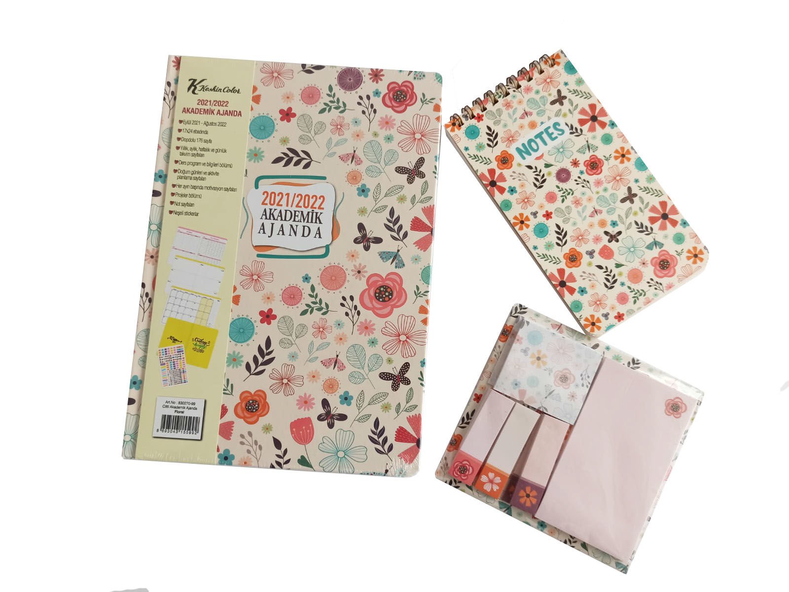 Keskin Color Akademik Set - Floral