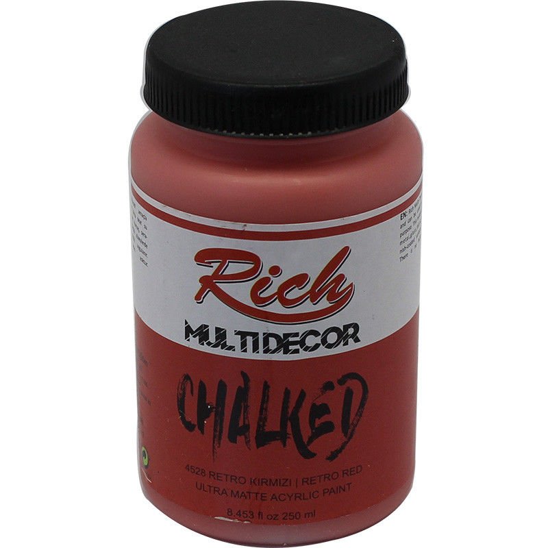 Rich Multi Decor Chalked 250 CC RETRO KIRMIZI 4528