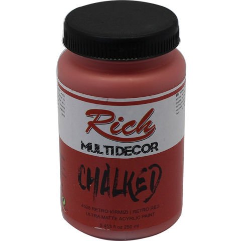 Rich Multi Decor Chalked 250 CC RETRO KIRMIZI 4528