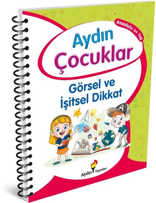 Aydın Yayınları Çocuklar 4 Yaş Etkinlik Kitabım Görsel ve İşitsel Dikkat