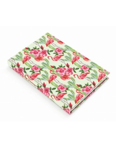 Deffter Flamingo Cactus 96 Yaprak Çizgili Sert Kapak Defter