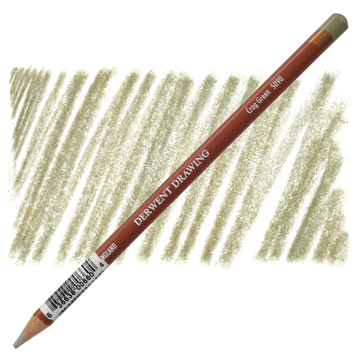 Derwent Drawi̇ng Penci̇l Renkli̇ Çi̇zi̇m Kalemi̇ Crag Green 5090