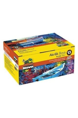 nova color Akrilik Boya Şişe 12 Li 30cc Nc-179