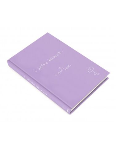 Deffter I write Because I m İn Love 96 Yaprak Çizgili Sert Kapak Defter