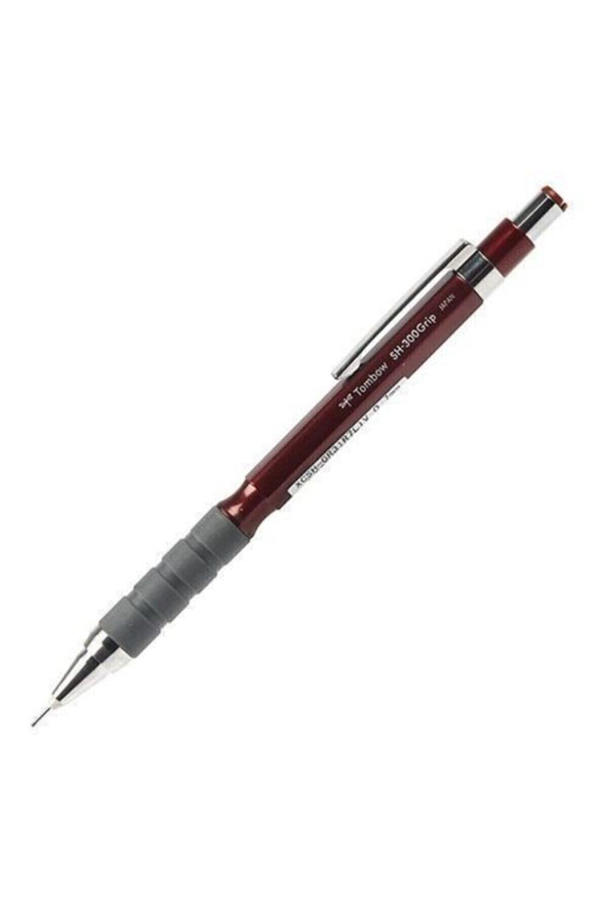 Sh-300 Grip 0.7mm Mekanik Kurşun Kalem Bordo