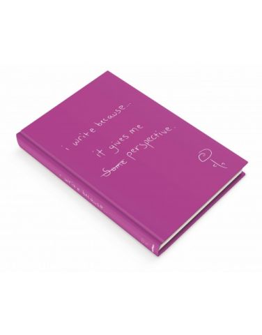 Deffter I write Because İt Gives Me Perspective 96 Yaprak Çizgili Sert Kapak Defter