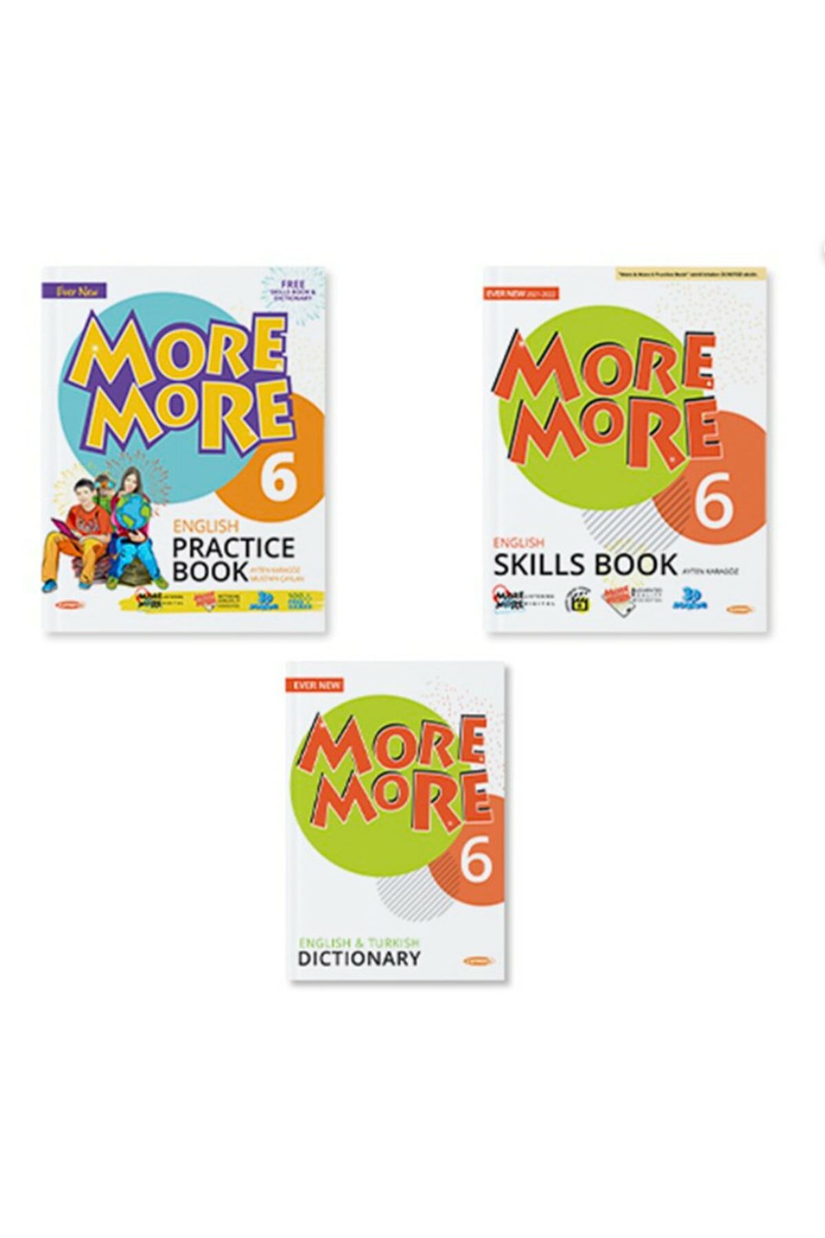 Kurmay More More 6. Sınıf English Practice Book Skills Book 2022-2023