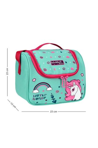 Lisanslı Little Horse Mint Yeşili Desneli Beslenme Çantası