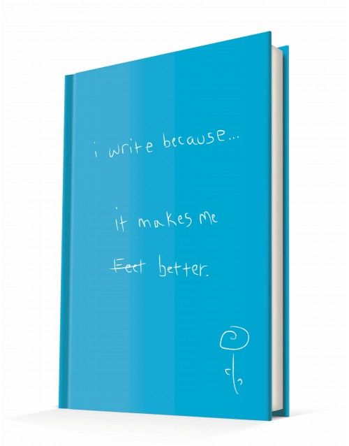 Deffter I write Because İt Makes Me Better 96 Yaprak Çizgili Sert Kapak Defter