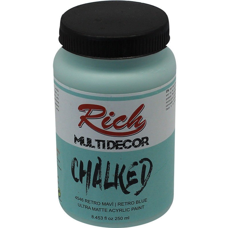 Rich Multi Decor Chalked 250 CC RETRO MAVİ 4546