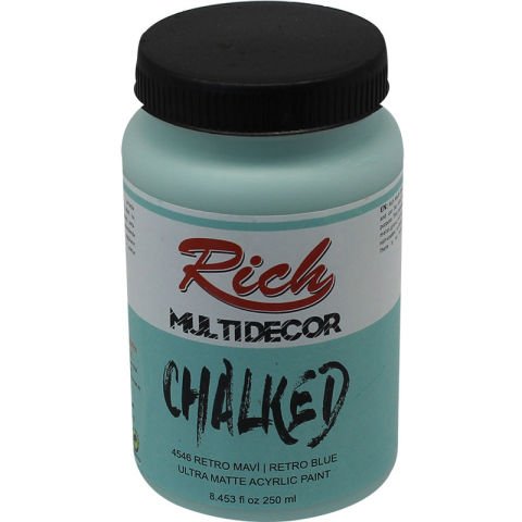 Rich Multi Decor Chalked 250 CC RETRO MAVİ 4546