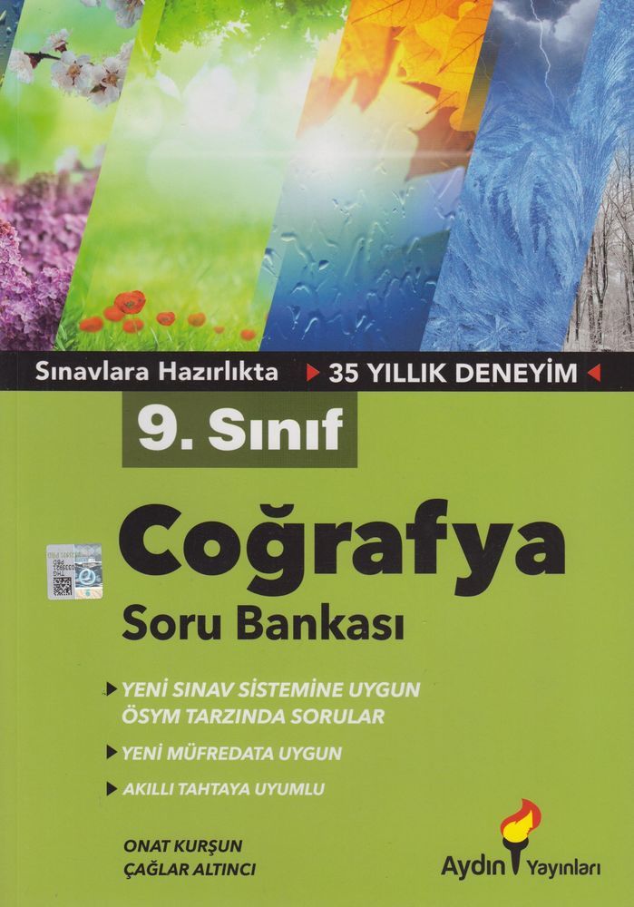 Aydın Yayınları 9. Sınıf Coğrafya Soru Bankası