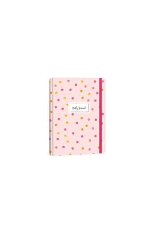 Keskin Color Daily Journal 80 Yaprak Noktalı Ciltli Lastikli Defter