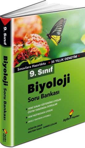 Aydın Yayınları 9. Sınıf Biyoloji Soru Bankası