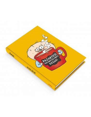Deffter Uykusuz Pazartesi Gelmeseymiş 96 Yaprak Çizgili Sert Kapak Defter
