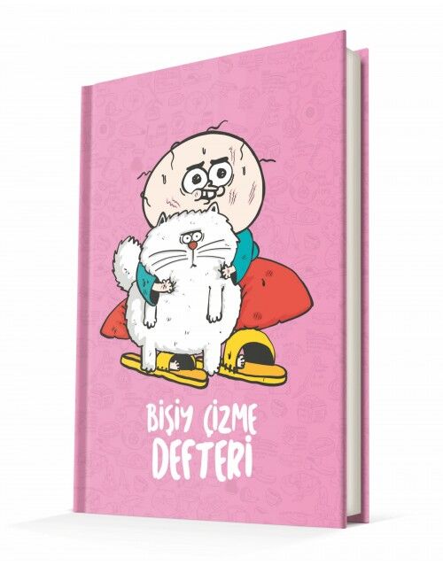 Deffter Uykusuz Bişiy Çizme Defteri 96 Yaprak çizgisiz Sert Kapak Defter