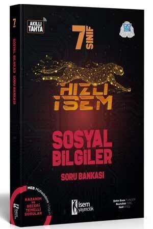 İsem Yayınları 7. Sınıf Sosyal Bilgiler Hızlı İsem Soru Bankası