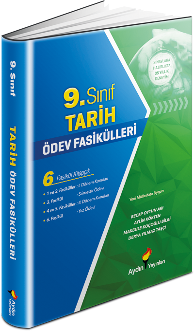 Aydın Yayınları 9. Sınıf Tarih Ödev Fasikülleri