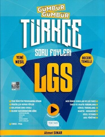 Yeni Tarz 8. Sınıf LGS Türkçe Gümbür Gümbür Soru Föyleri