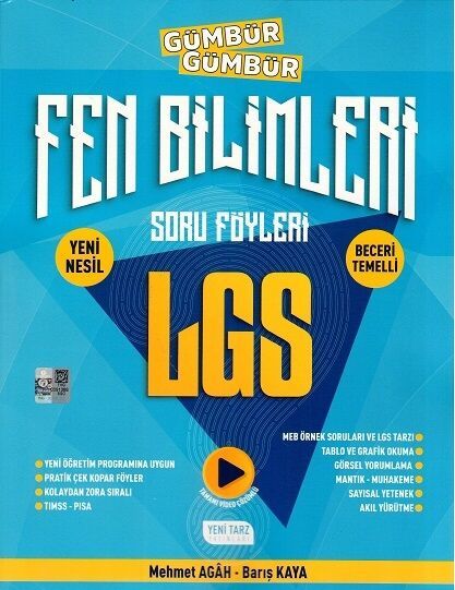 Yeni Tarz 8. Sınıf LGS Fen Bilimleri Gümbür Gümbür Soru Föyleri