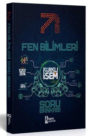 İsem Yayınları 7. Sınıf Fen Bilimleri Farklı İsem Soru Bankası
