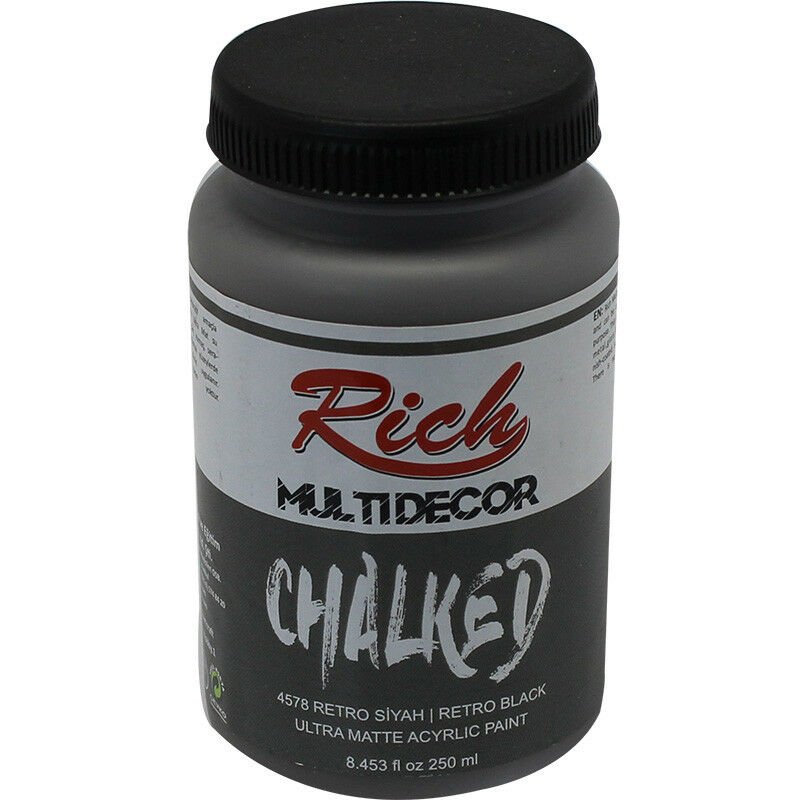 Rich Multi Decor Chalked 250 CC RETRO SİYAH 4578