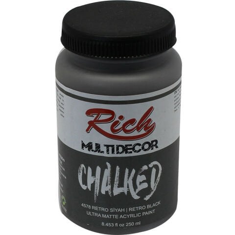 Rich Multi Decor Chalked 250 CC RETRO SİYAH 4578