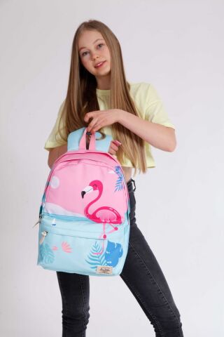 Layer Okul Çantası Happy Flamingo (k1396)