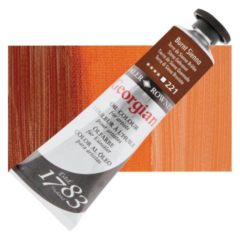 Daler Rowney Georgian Yağlı Boya Goc 38ml Burnt Sienna 111014221