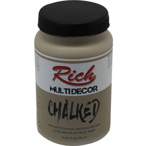 Rich Multi Decor Chalked 250 CC ANTİK KAHVE 4582