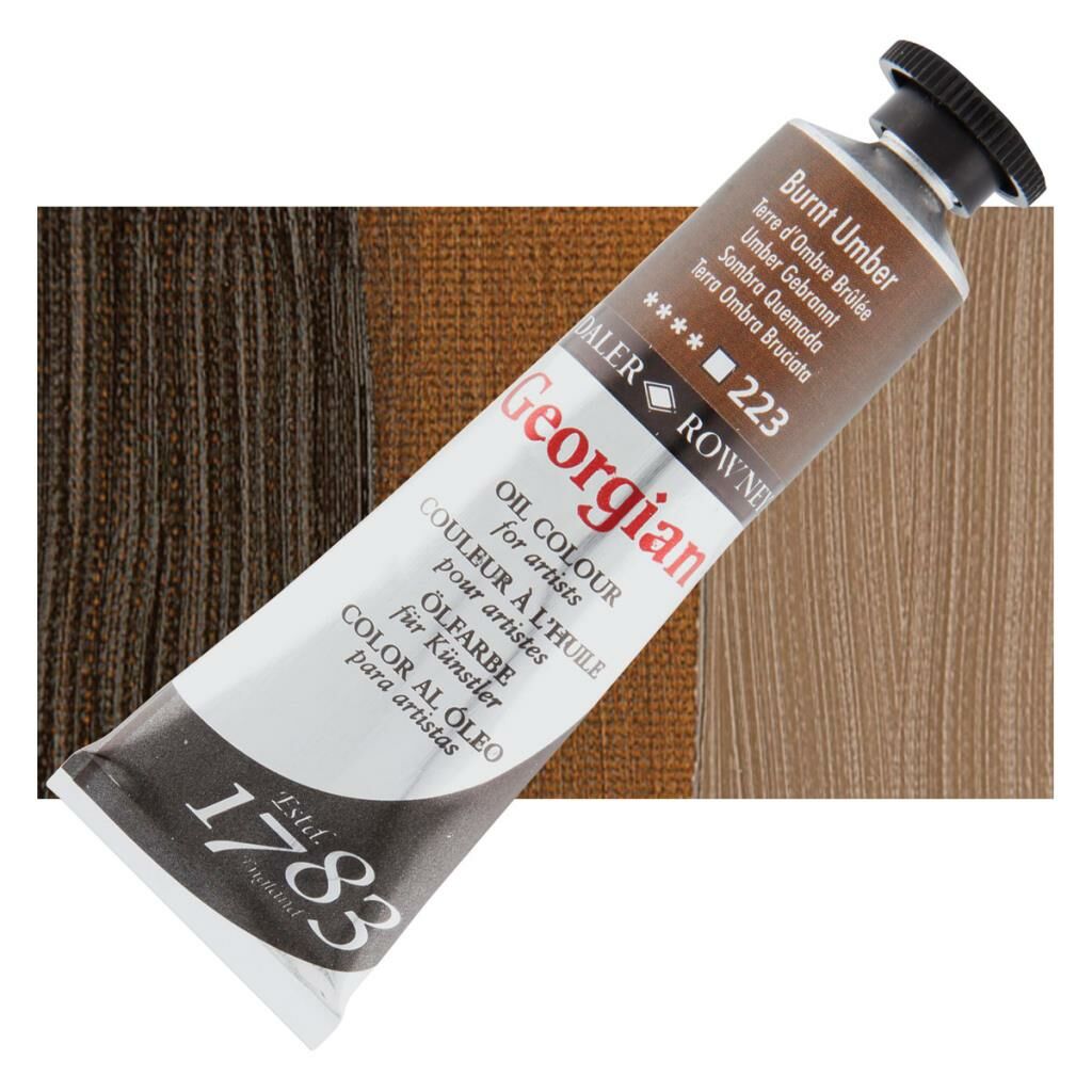 Daler Rowney Georgian Yağlı Boya Goc 38ml Burnt Umber 111014223