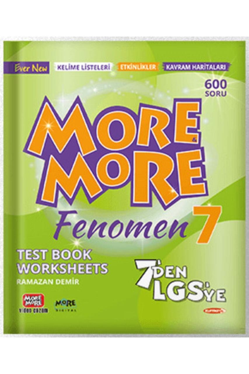 Kurmay Elt Yayınları New More&more English 7 Fenomen Test Book