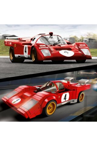 ® Speed Champions 1970 Ferrari 512 M 76906 - 8 Yaş Ve Üzeri Çocuklar Için Harika Bir Yarış Araba