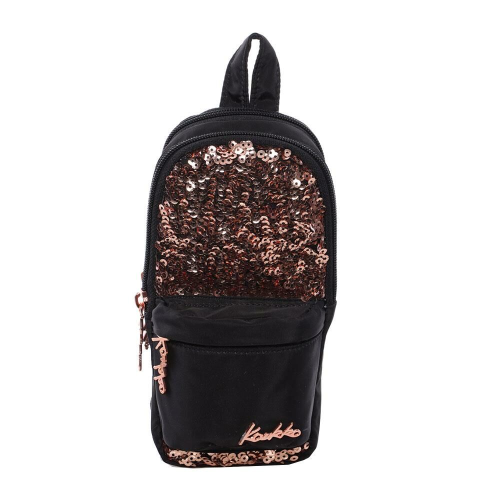 Kaukko Magi̇cal Junior Bag Kalem Çantası (pullu-si̇yah)