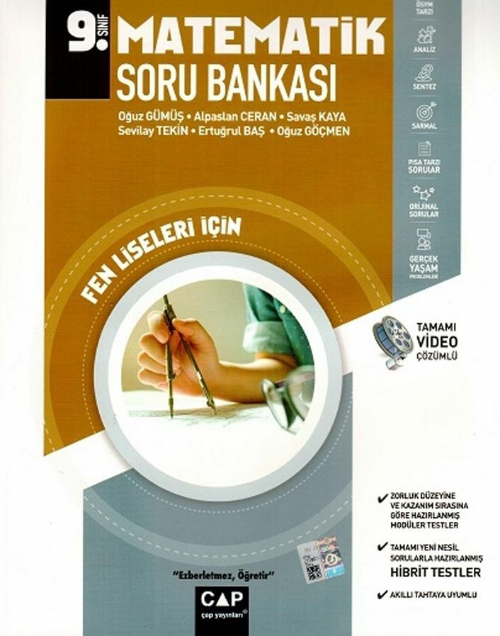 Çap 9. Sınıf Fen Lisesi Matematik Soru Bankası