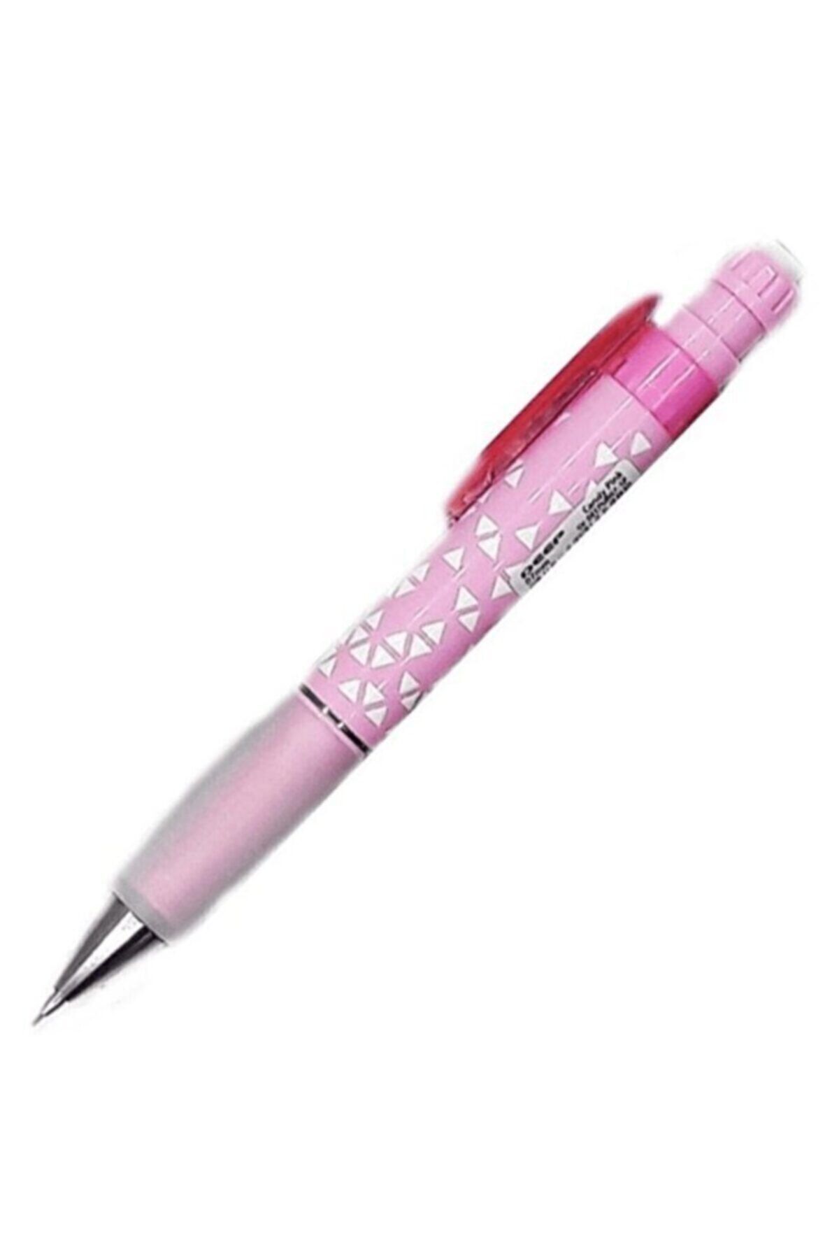Deep ŞEker Pembe Üçgen Baskılı Mekanik Kurşun Kalem 0.7