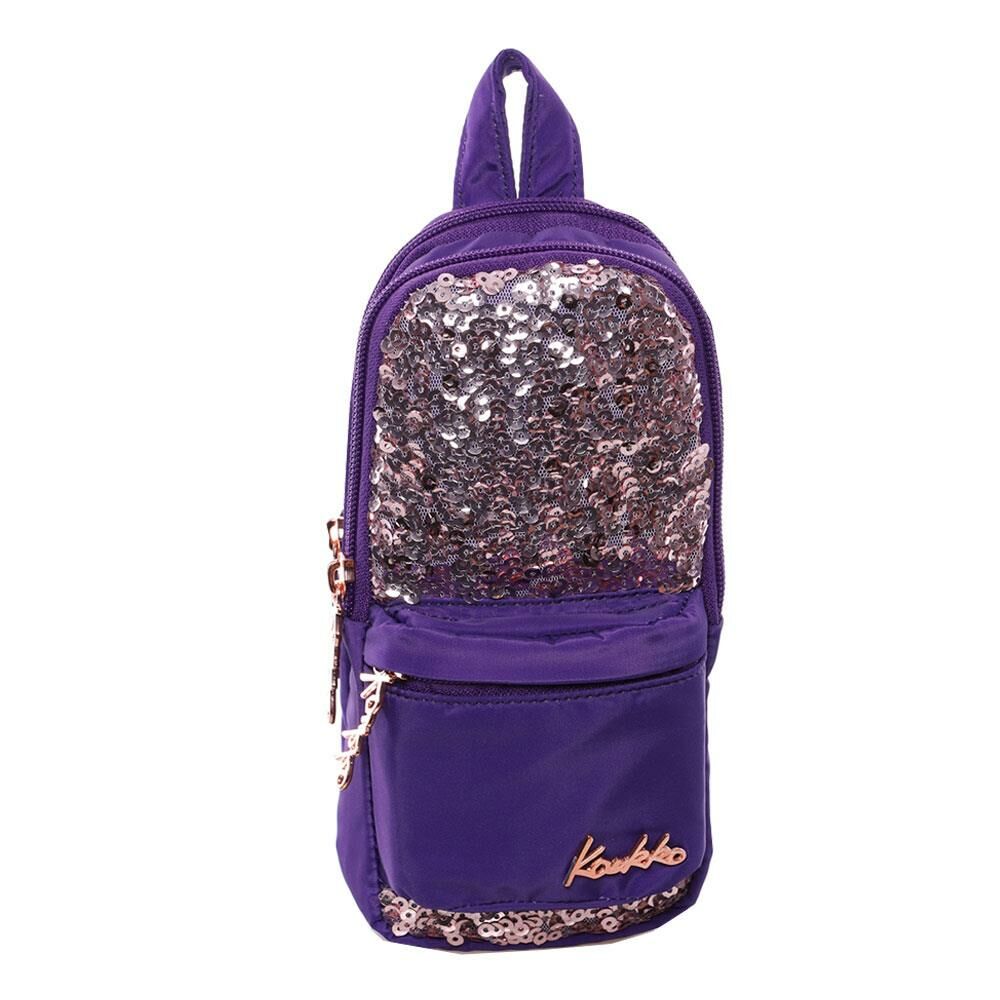 Kaukko Magi̇cal Junior Bag Kalem Çantası (pullu-mor)