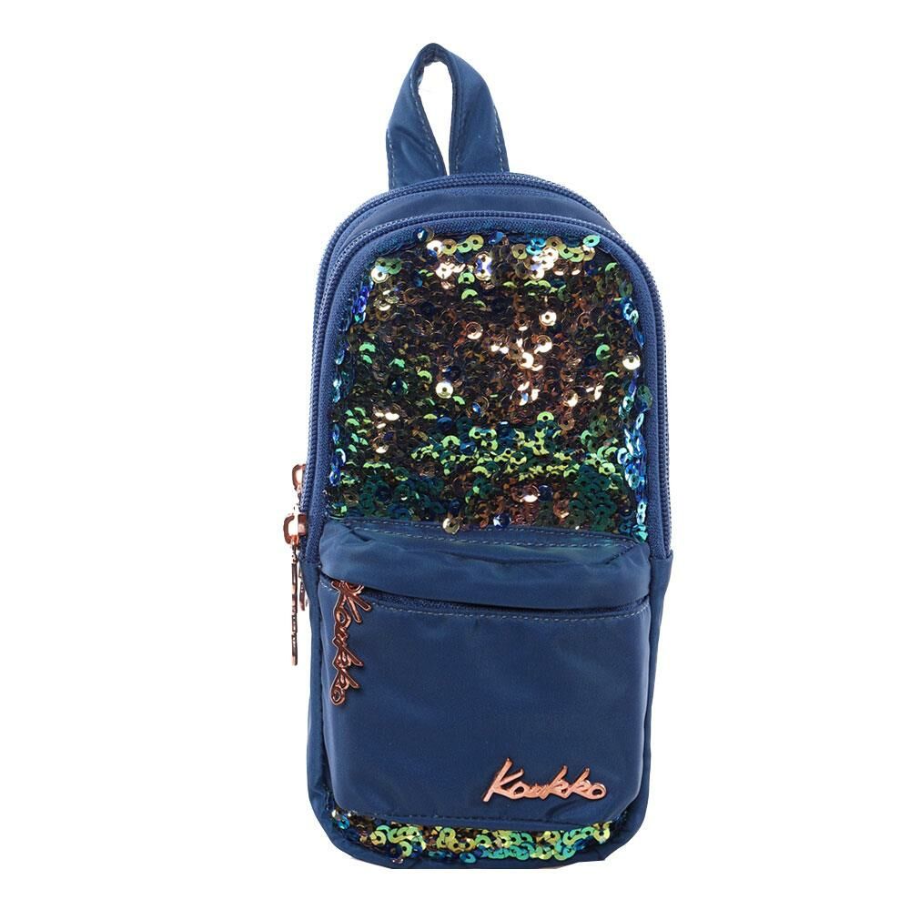 Kaukko Magi̇cal Junior Bag Kalem Çantası ( Pullu-lacivert)