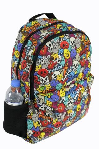Lmçan22330 Polyester Kumaş Sırt Çantası, Okul Sırt Çantası