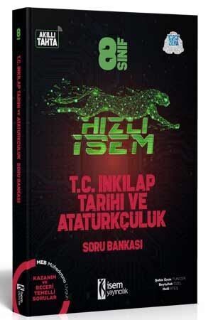 İsem Yayınları 8. Sınıf LGS T.C. İnkılap Tarihi ve Atatürkçülük Hızlı İsem Soru Bankası