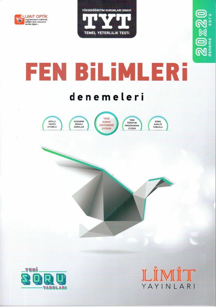 Limit Yayınları 2021 TYT Fen Bilimleri Kronometre 20x20 Denemeleri