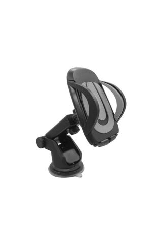 Hy-xh25 Vantuz + Braketi 360 Derece Siyah/gri Telefon Tutucu