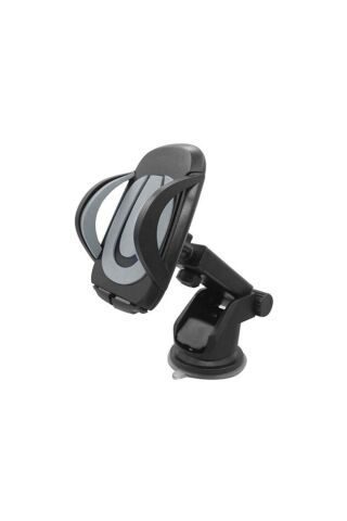 Hy-xh25 Vantuz + Braketi 360 Derece Siyah/gri Telefon Tutucu