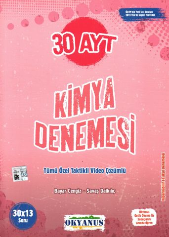 Okyanus Yayıncılık Ayt 30 Kimya Denemesi
