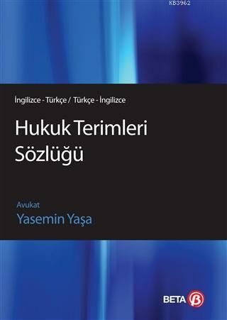 Hukuk Terimleri Sözlüğü (İngilizce - Türkçe / Türkçe İngilizce)