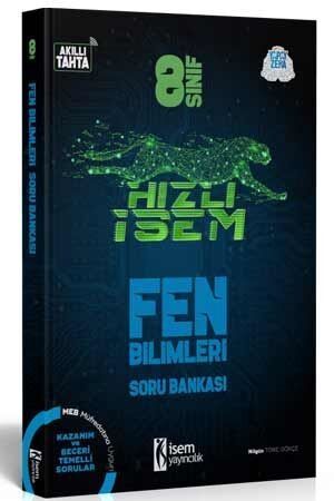 İsem Yayınları 8. Sınıf Fen Bilimleri Hızlı İsem Soru Bankası