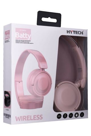 Hy-xbk33 Batty Pembe Tf Kart Özellikli Bluetooth 5.0 Katlanabilir Kulak Üstü Kulaklık
